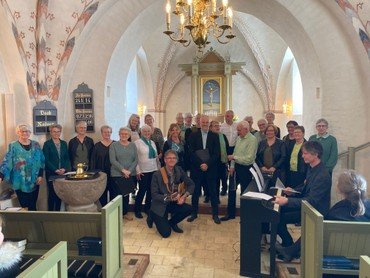 Gospelkoret ved Bryrup kirke 23. april 2019